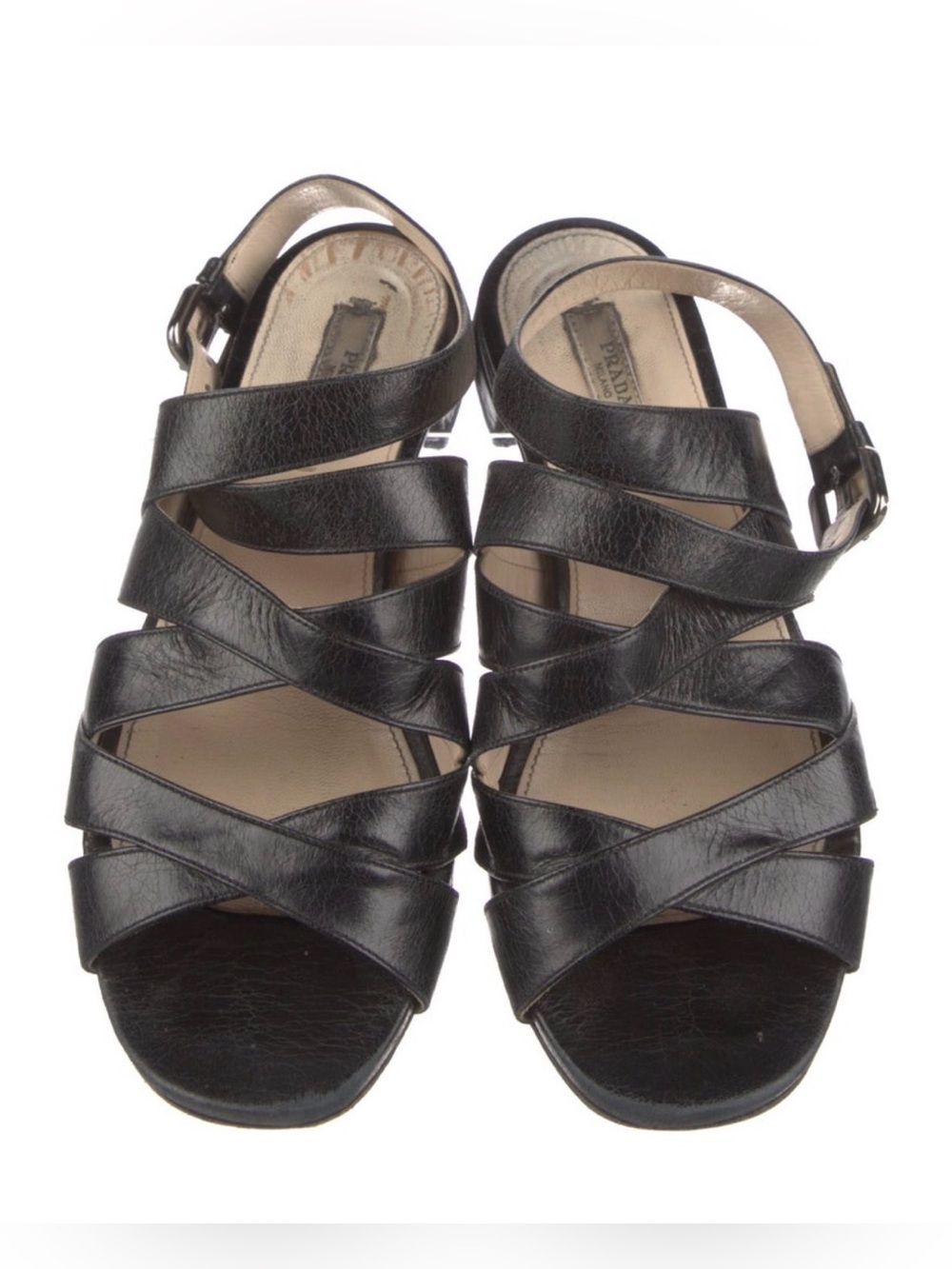 Authentic Vintage Prada Gladiator Sandals SZ 6.5